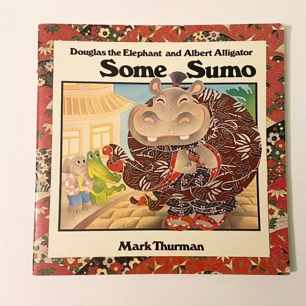 Vintage  1988 Douglas the Elephant and Albert Alligator Some Sumo Mark Thurman
